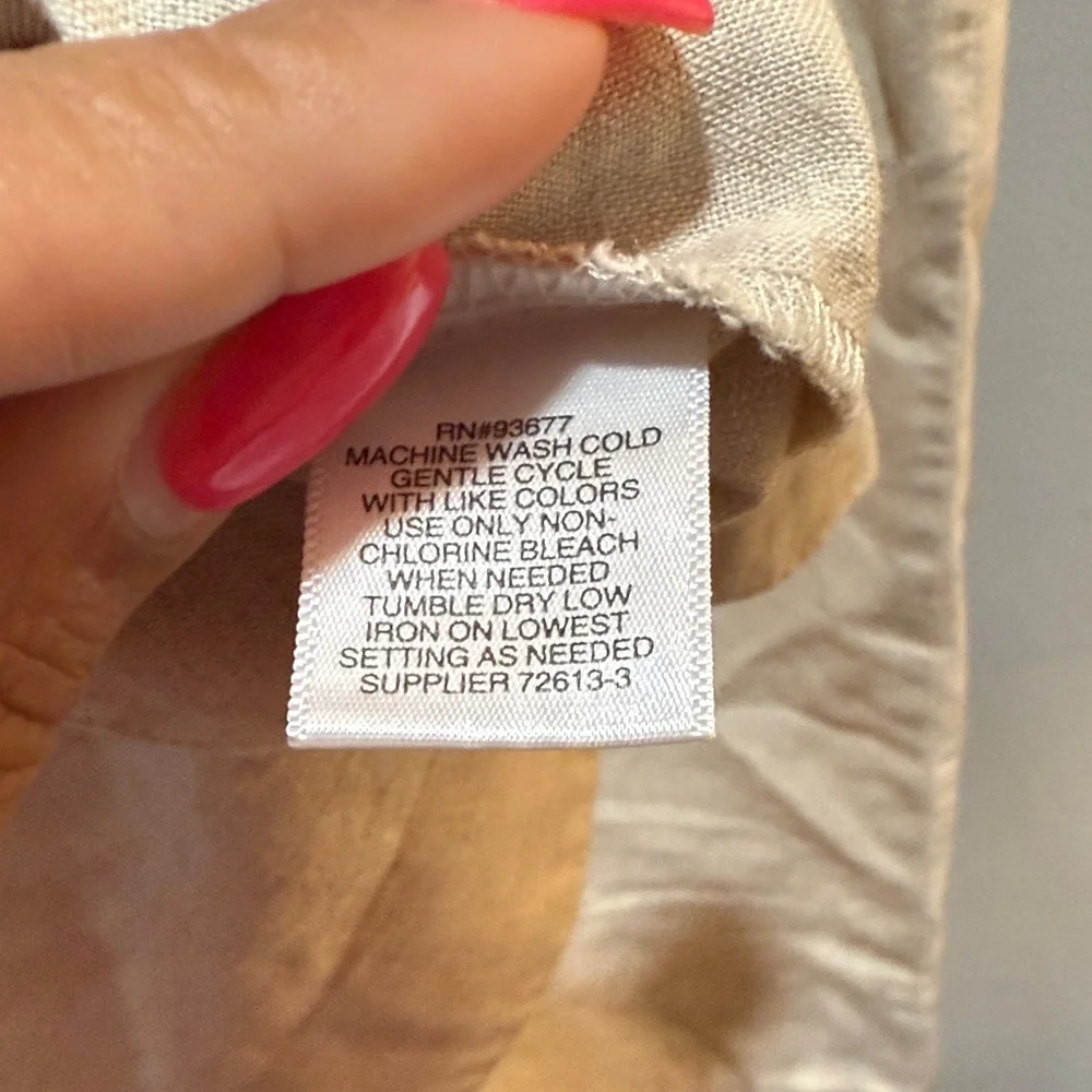 NWT Liz Claiborne tan dress - Picture 6 of 6